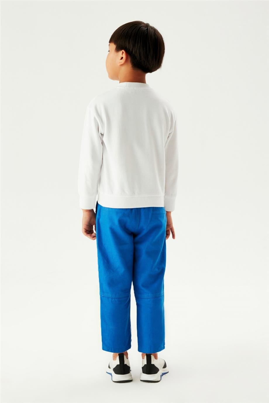 Nebbati Erkek Çocuk Beyaz Sweatshirt