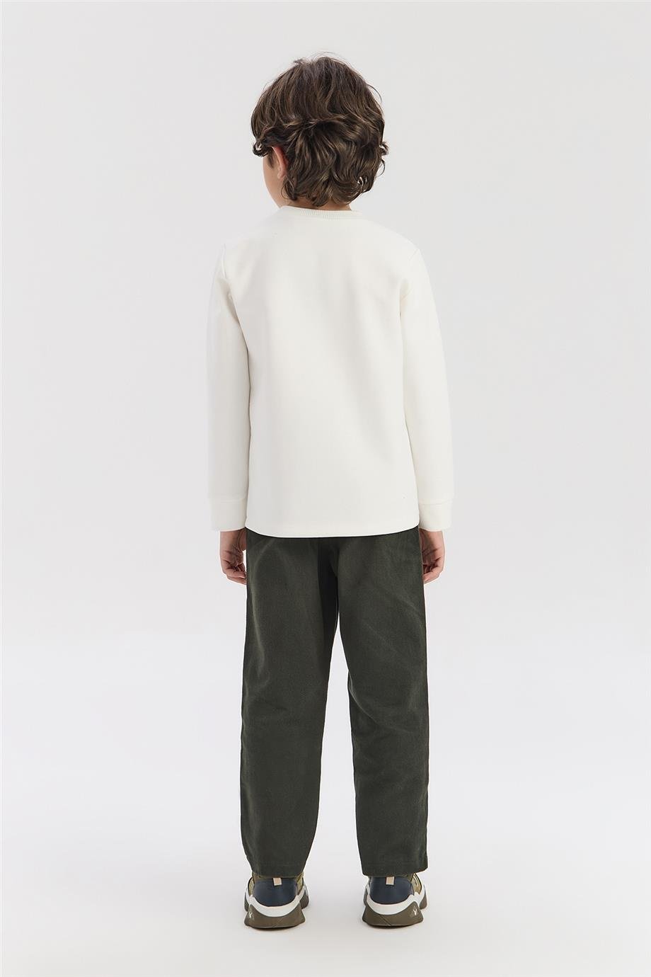 Nebbati Erkek Çocuk Beyaz SweatshirtNebbati Erkek Çocuk Beyaz Sweatshirt