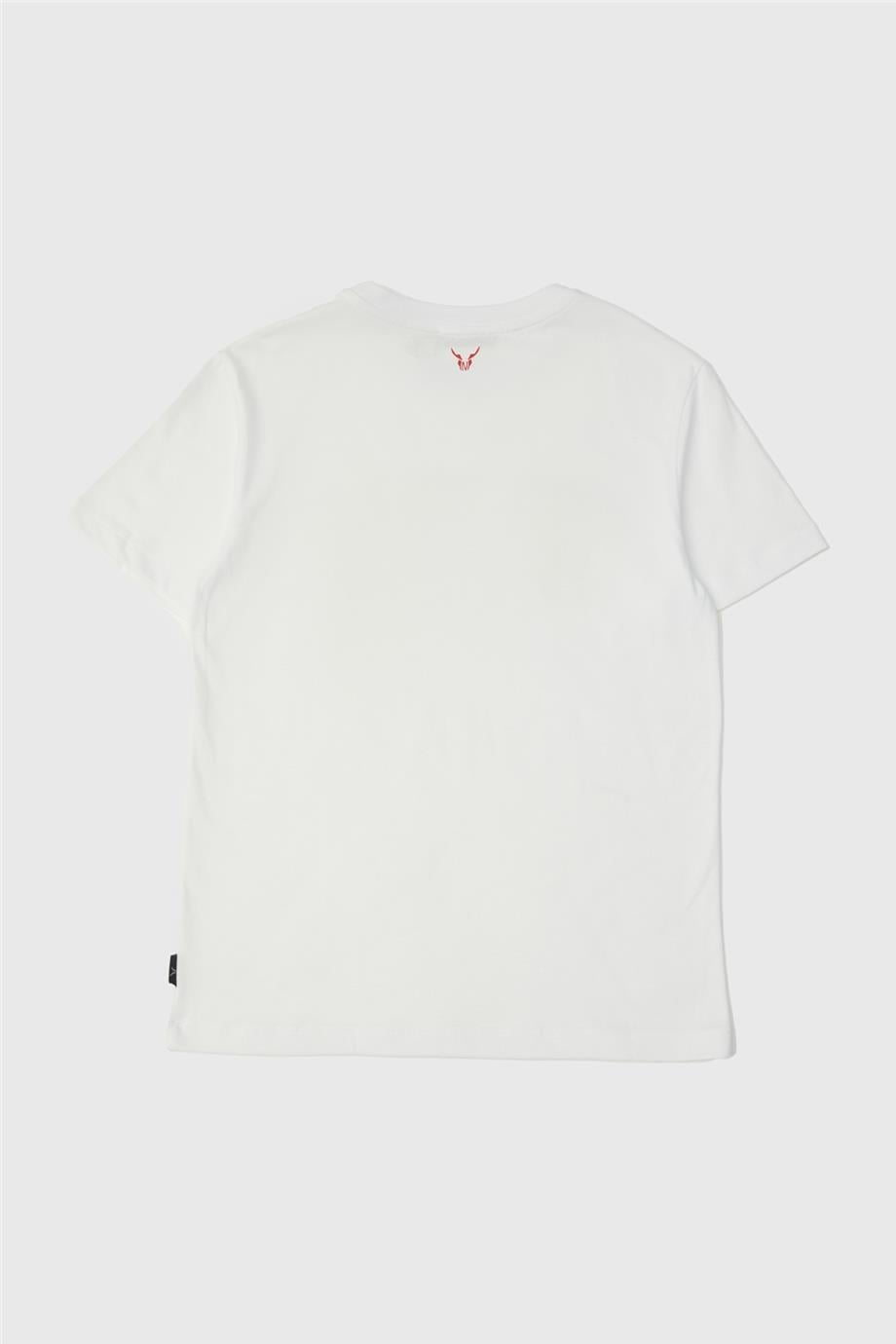 Nebbati Erkek Çocuk Beyaz T-Shirt