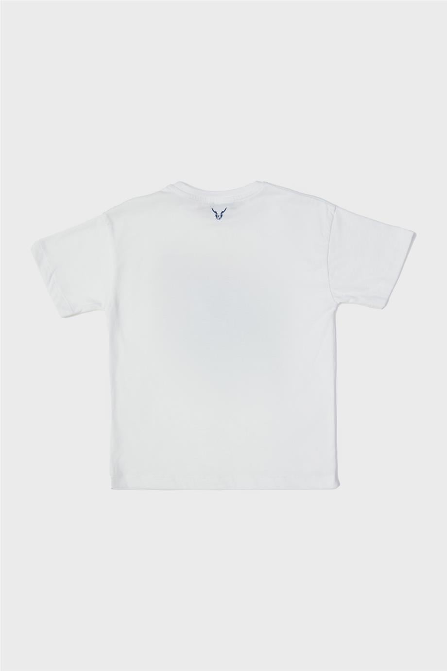 Nebbati Erkek Çocuk Beyaz T-Shirt