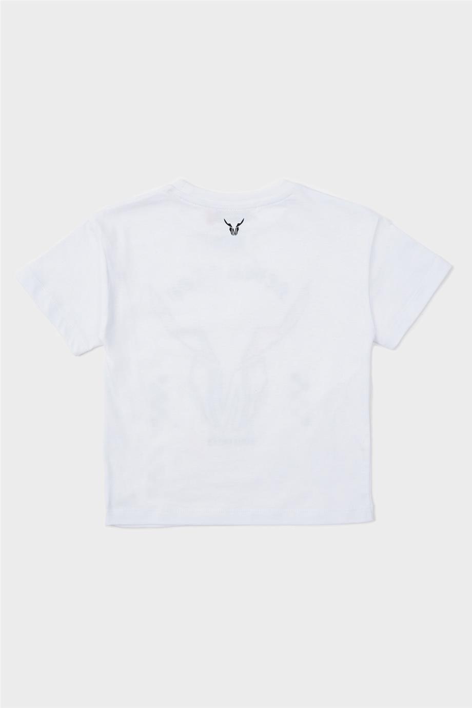 Nebbati Erkek Çocuk Beyaz Tshirt