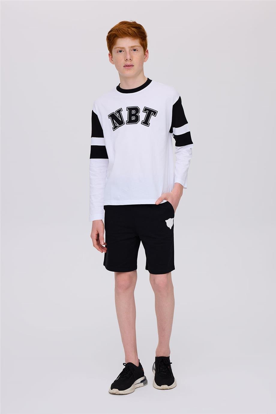 Nebbati Erkek Çocuk Beyaz TshirtNebbati Erkek Çocuk Beyaz Tshirt