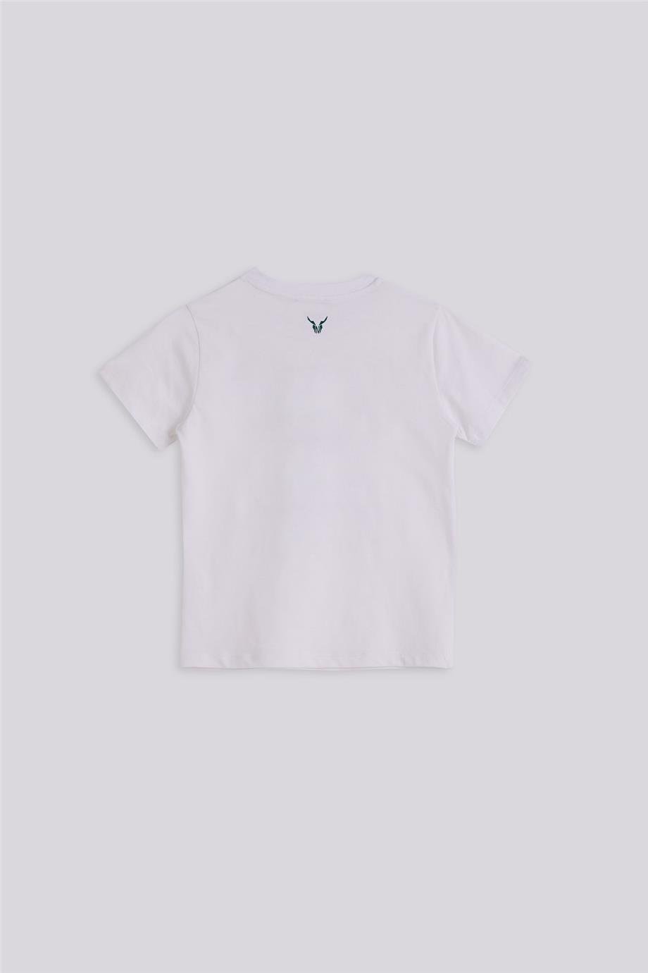 Nebbati Erkek Çocuk Beyaz TshirtNebbati Erkek Çocuk Beyaz Tshirt