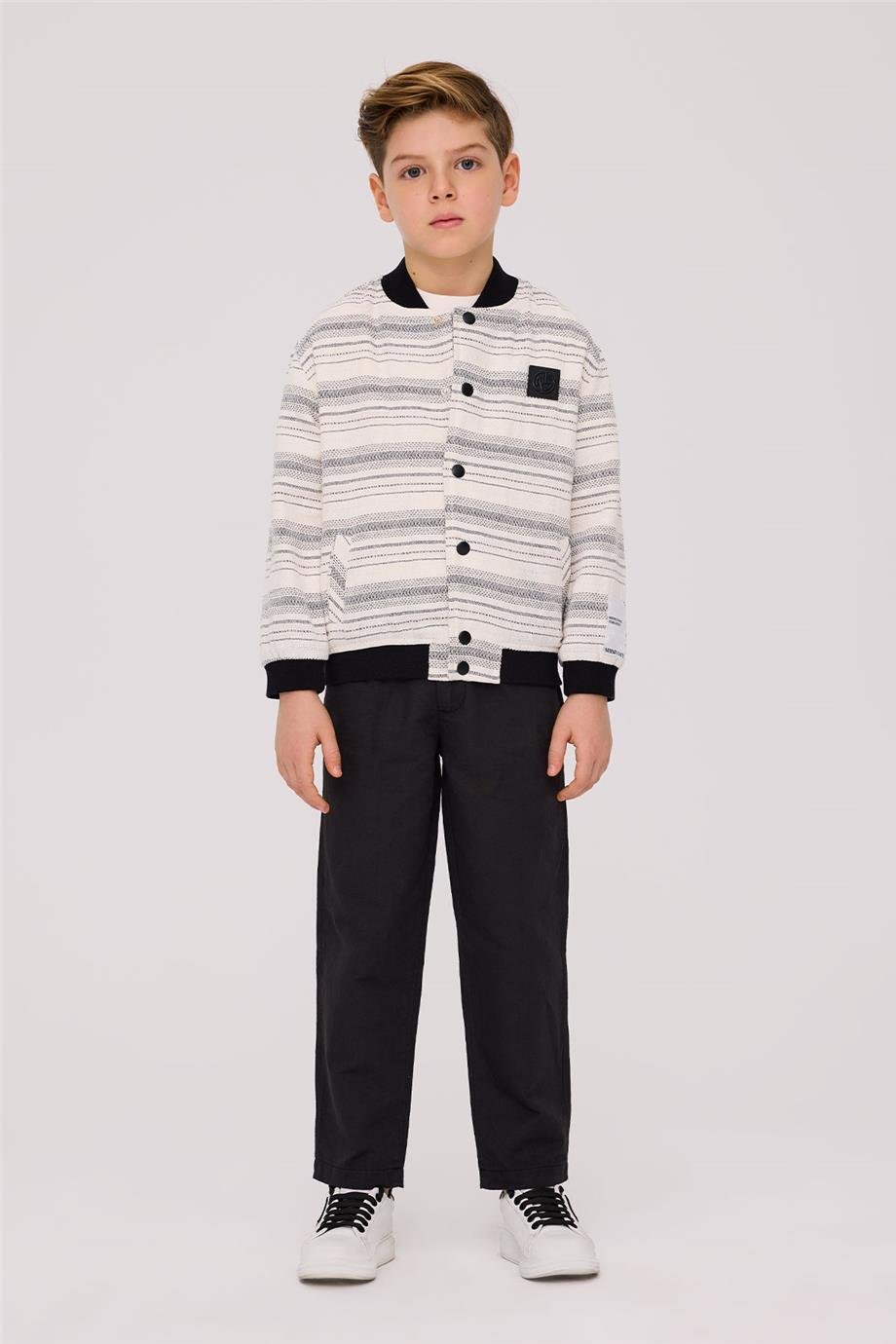 Nebbati Erkek Çocuk Çizgili CeketNebbati Erkek Çocuk Çizgili Ceket