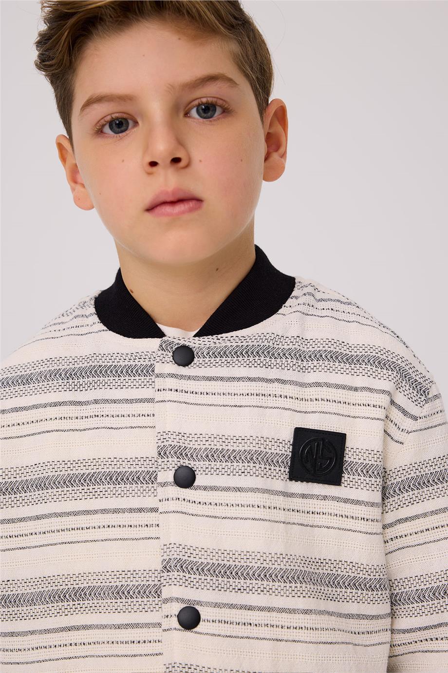 Nebbati Erkek Çocuk Çizgili CeketNebbati Erkek Çocuk Çizgili Ceket