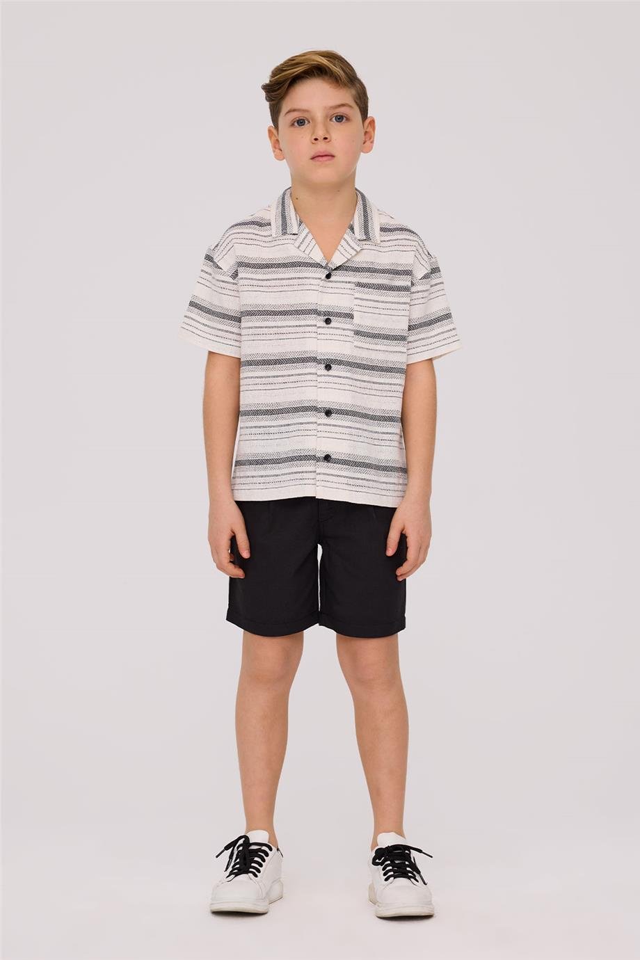 Nebbati Boy Striped ShirtNebbati Boy Striped Shirt