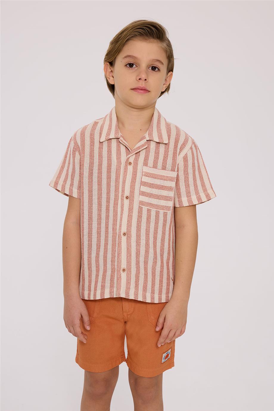Nebbati Boy Striped ShirtNebbati Boy Striped Shirt