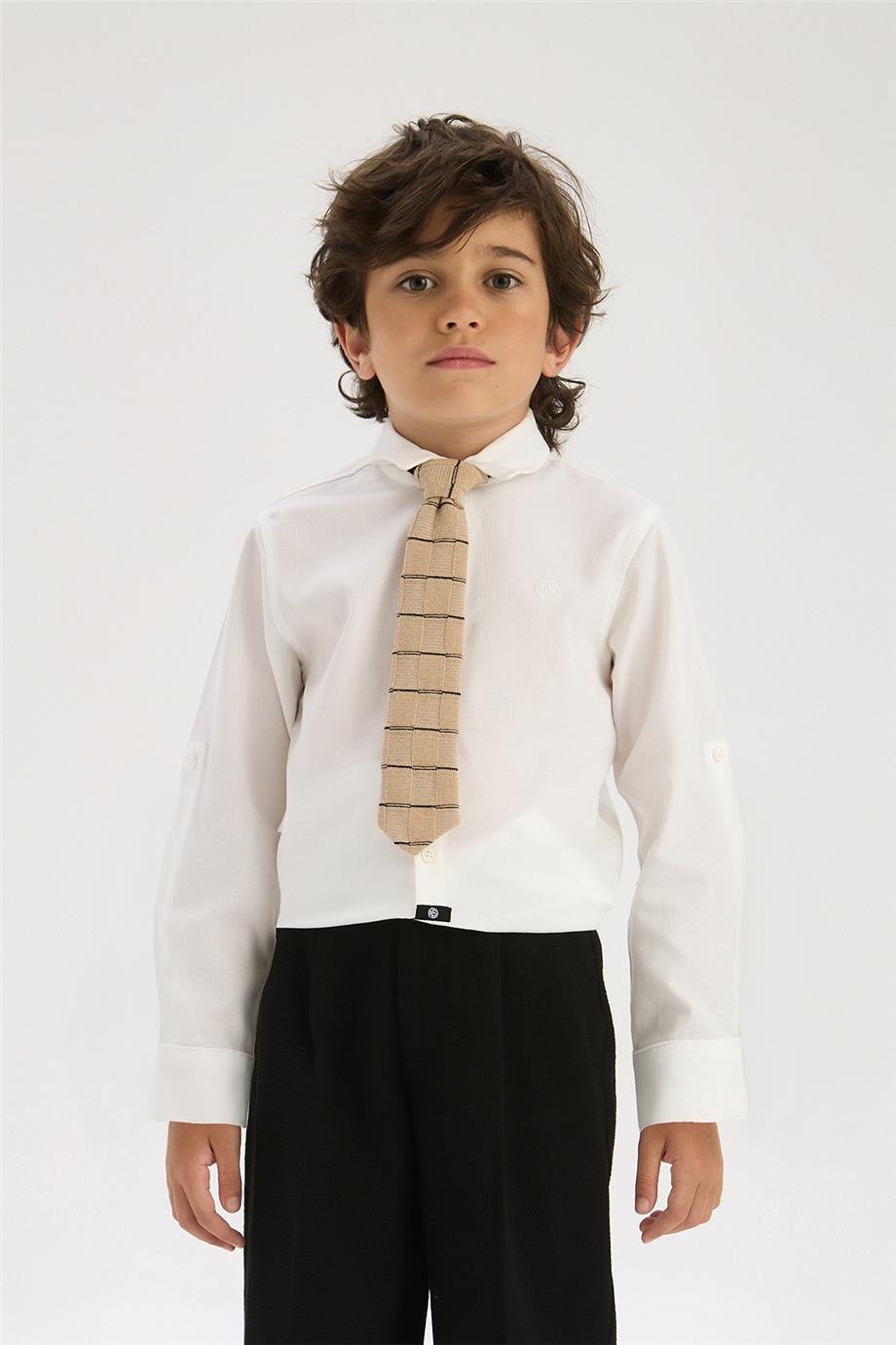 Nebbati Erkek Çocuk Çizgili KravatNebbati Erkek Çocuk Çizgili Kravat