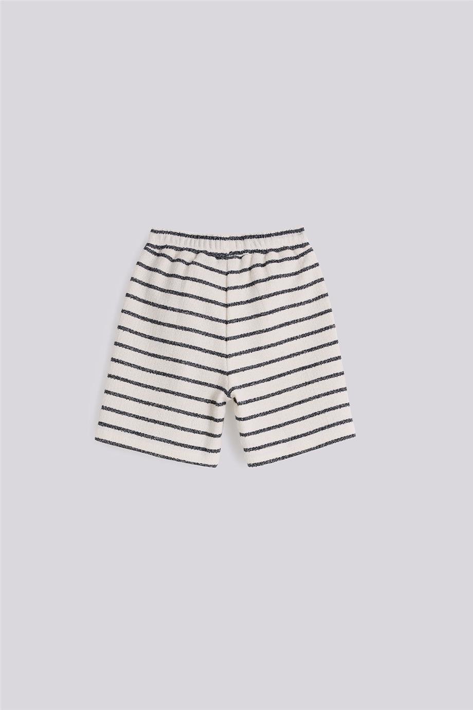 Nebbati Erkek Çocuk Çizgili ŞortNebbati Erkek Çocuk Çizgili Şort