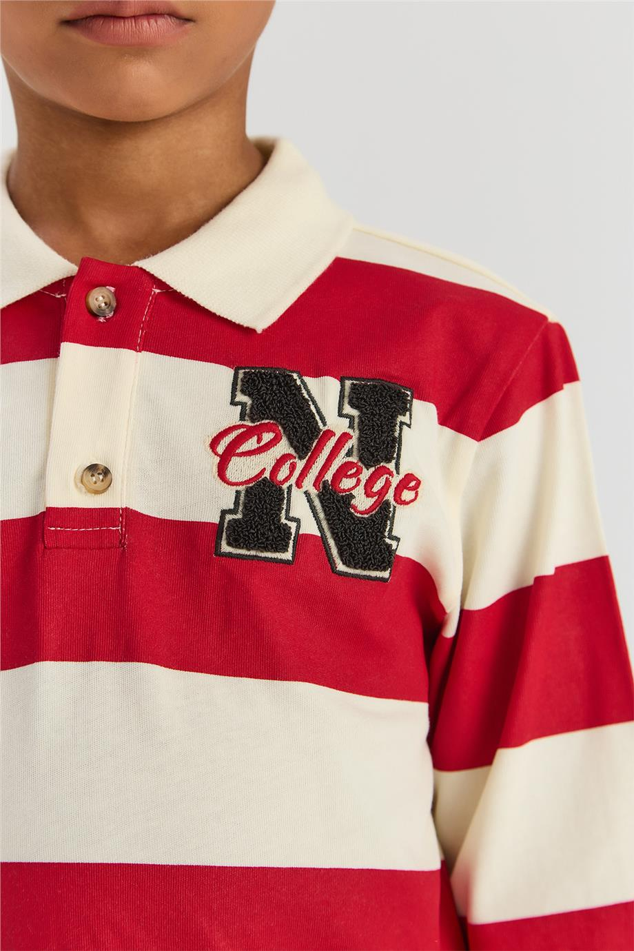 Nebbati Erkek Çocuk Çizgili SweatshirtNebbati Erkek Çocuk Çizgili Sweatshirt