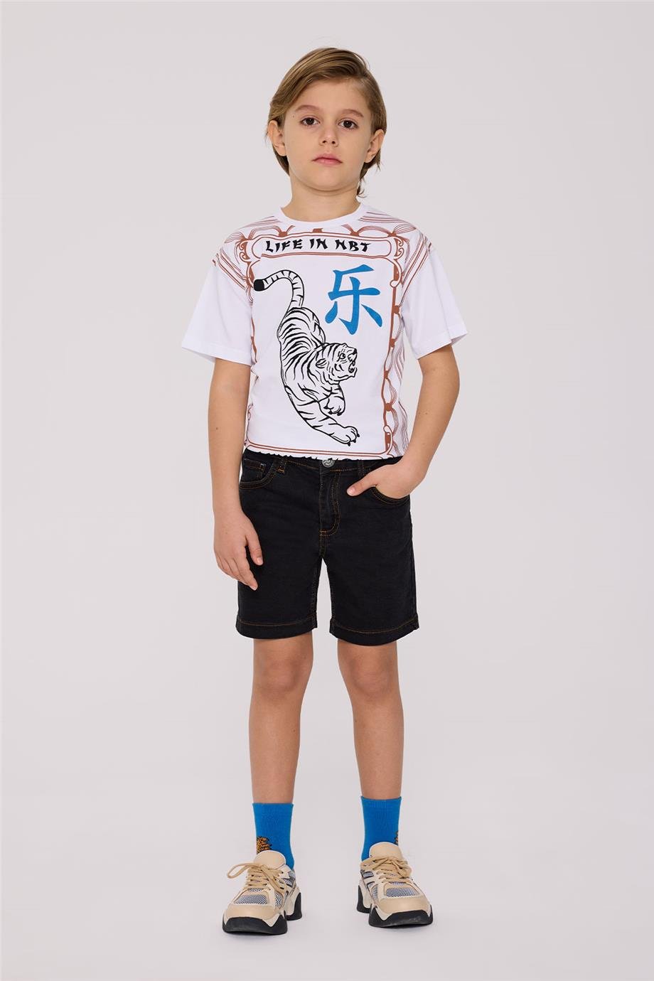 Nebbati Erkek Çocuk Denim ŞortNebbati Erkek Çocuk Denim Şort