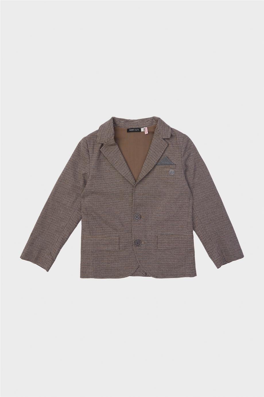 Nebbati Erkek Çocuk Desenli Ceket