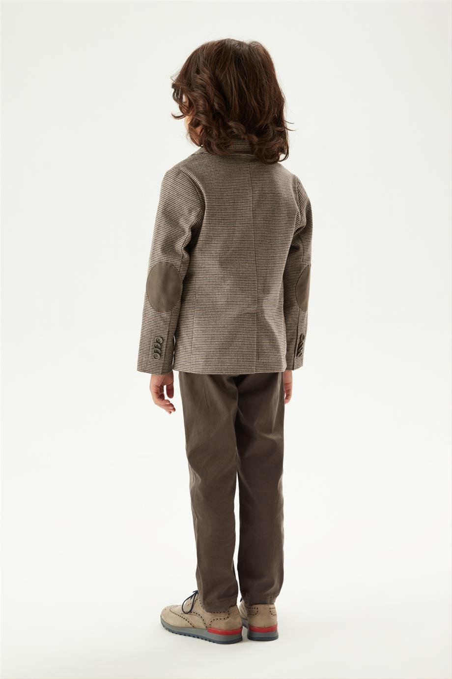 Nebbati Erkek Çocuk Desenli Ceket