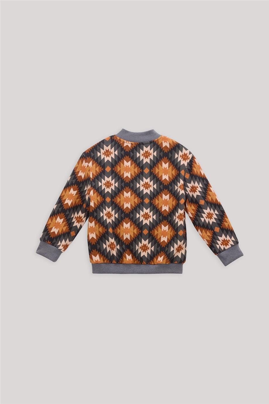 Nebbati Erkek Çocuk Desenli Ceket