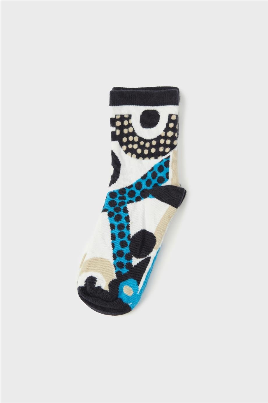 Nebbati Erkek Çocuk Desenli Çorap