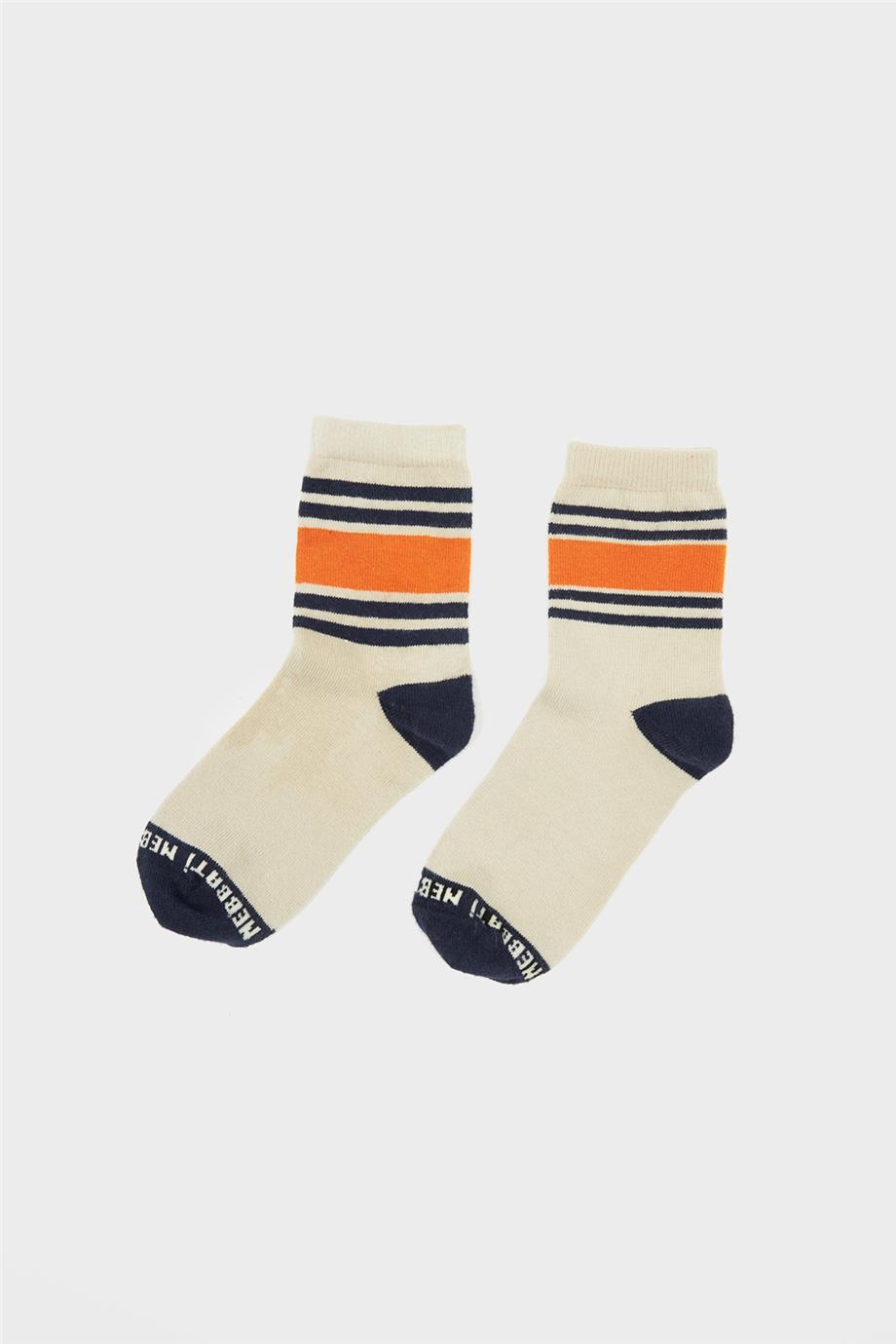 Nebbati Erkek Çocuk Desenli Çorap