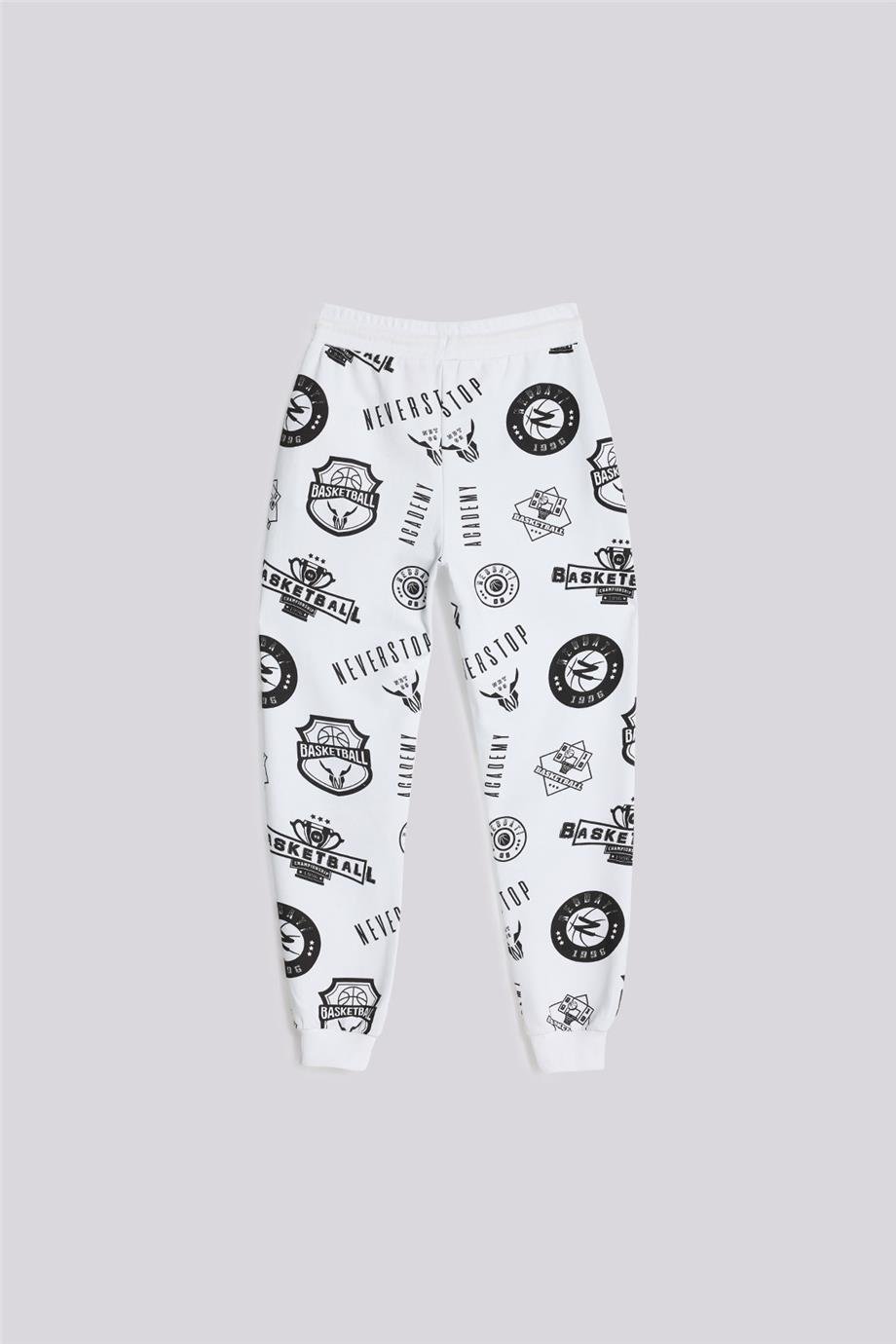 Nebbati Erkek Çocuk Desenli Eşofman AltıNebbati Erkek Çocuk Desenli Eşofman Altı