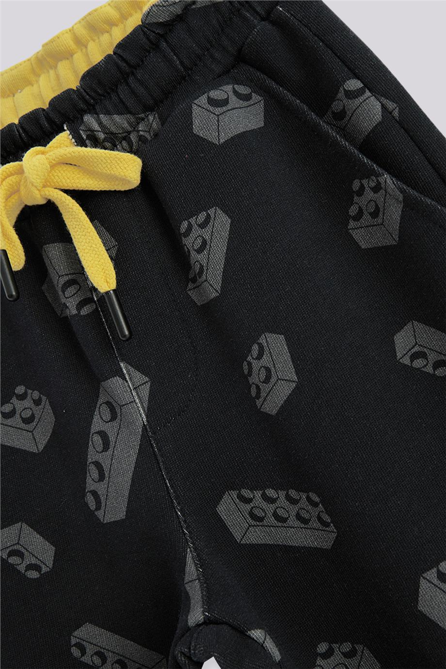 Nebbati Erkek Çocuk Desenli Eşofman AltıNebbati Erkek Çocuk Desenli Eşofman Altı