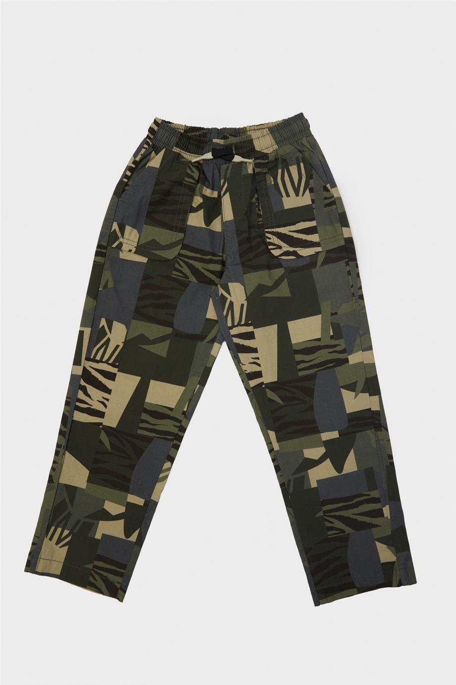 Nebbati Erkek Çocuk Desenli Pantolon