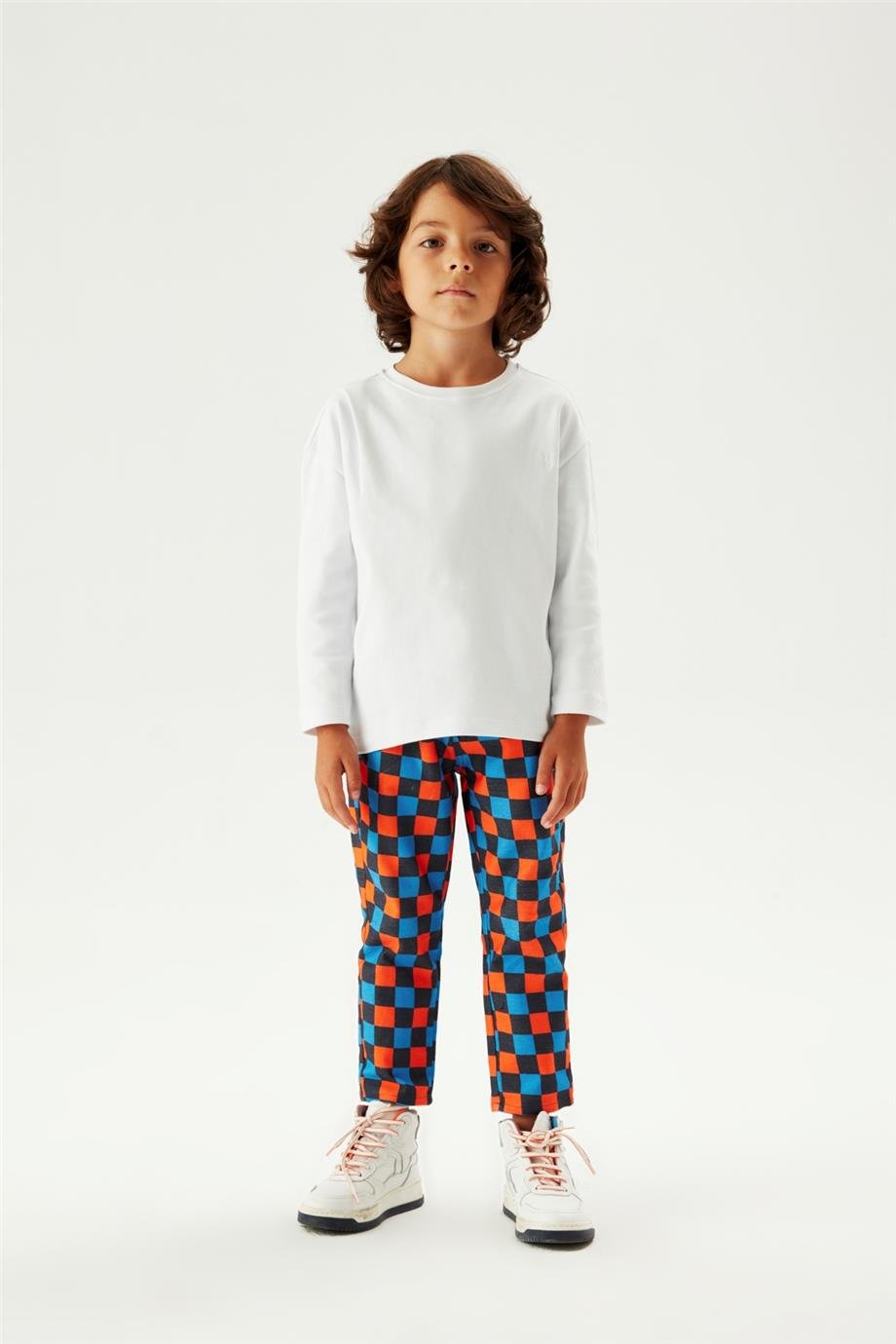 Nebbati Erkek Çocuk Desenli Pantolon