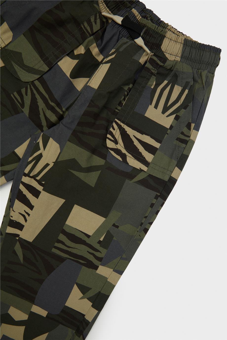 Nebbati Erkek Çocuk Desenli Pantolon