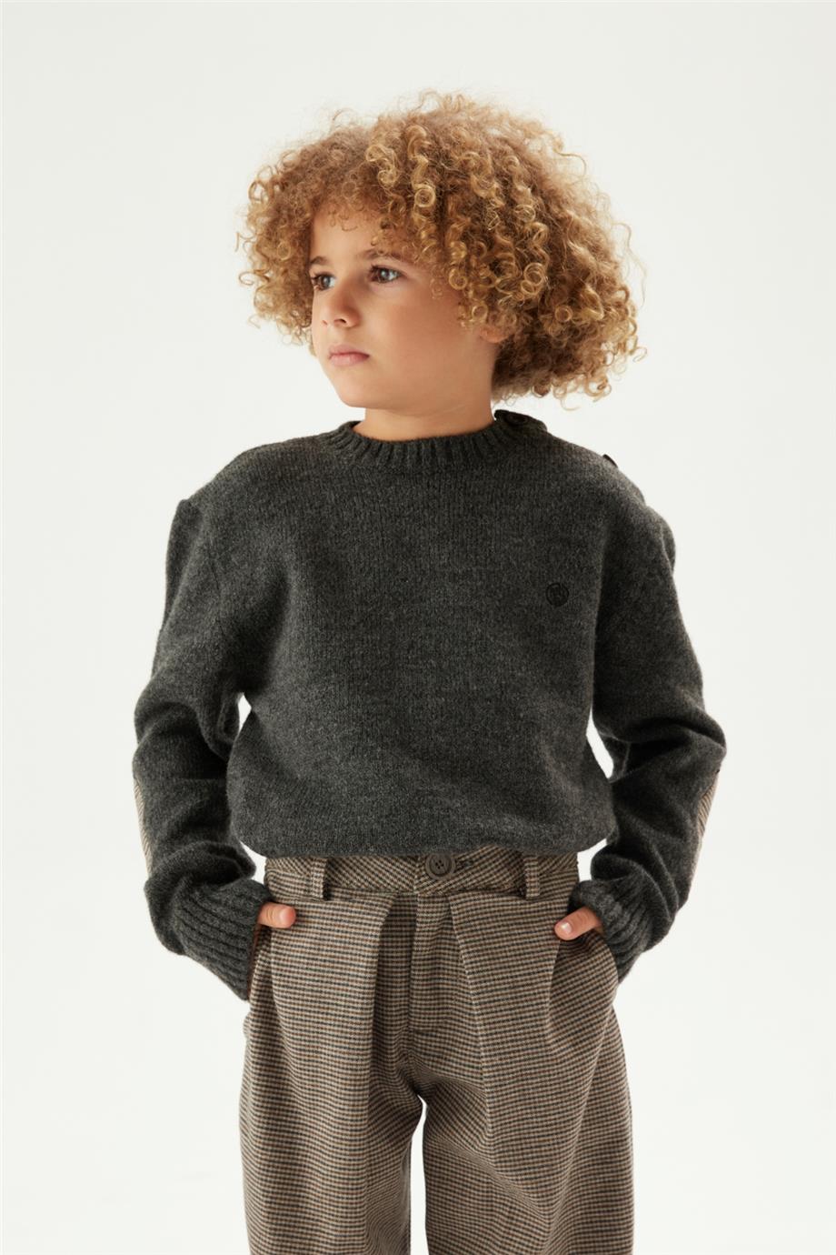 Nebbati Erkek Çocuk Desenli Pantolon