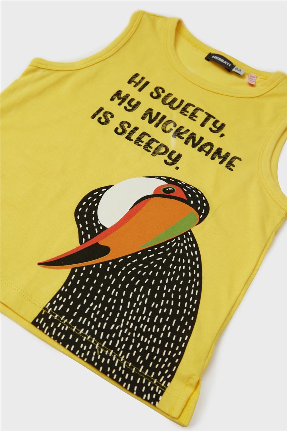 Nebbati Erkek Çocuk Desenli Pijama Takımı