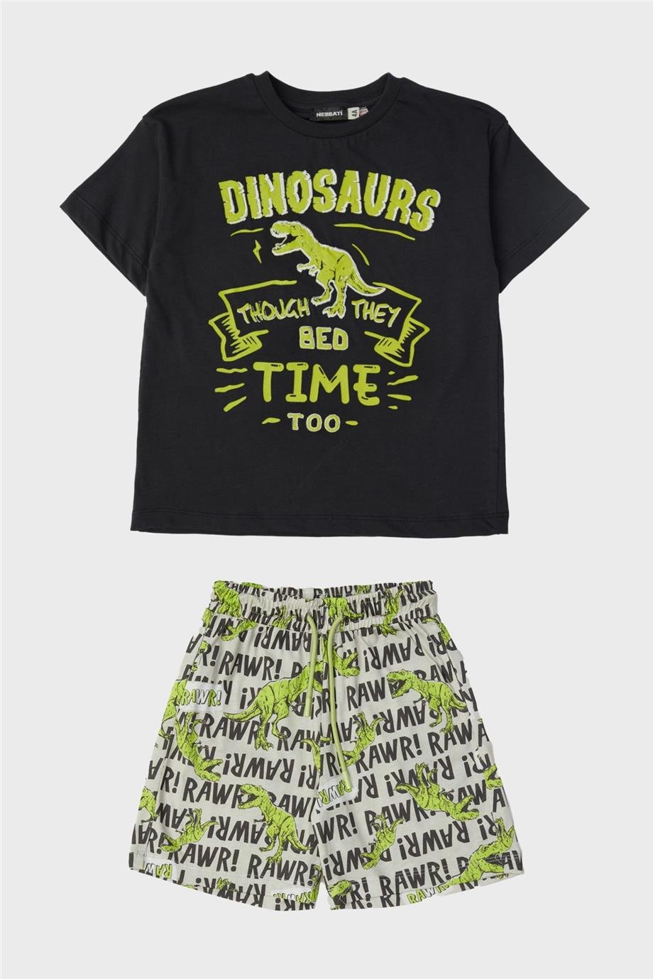 Nebbati Erkek Çocuk Desenli Pijama Takımı