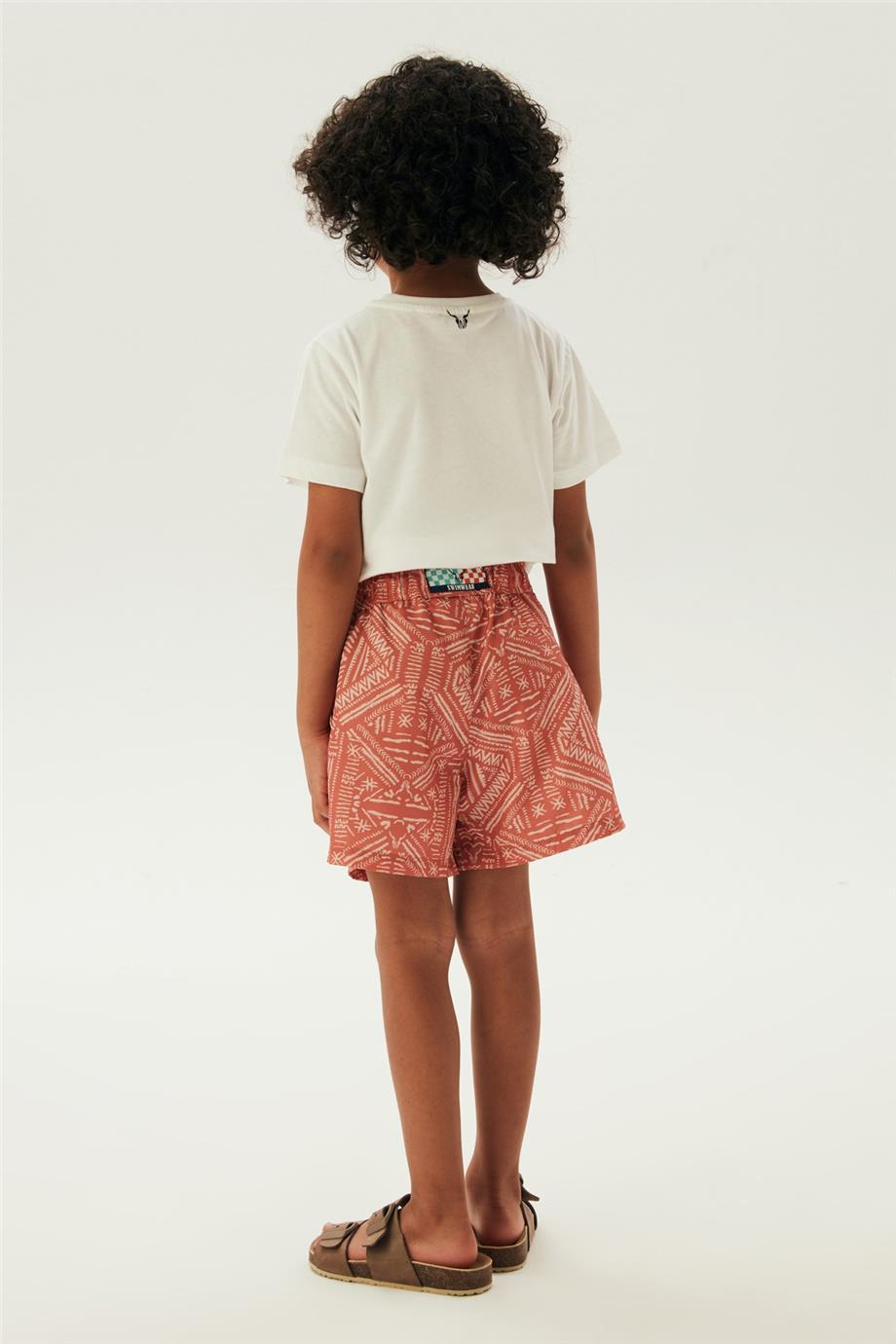 Nebbati Erkek Çocuk Desenli Şort