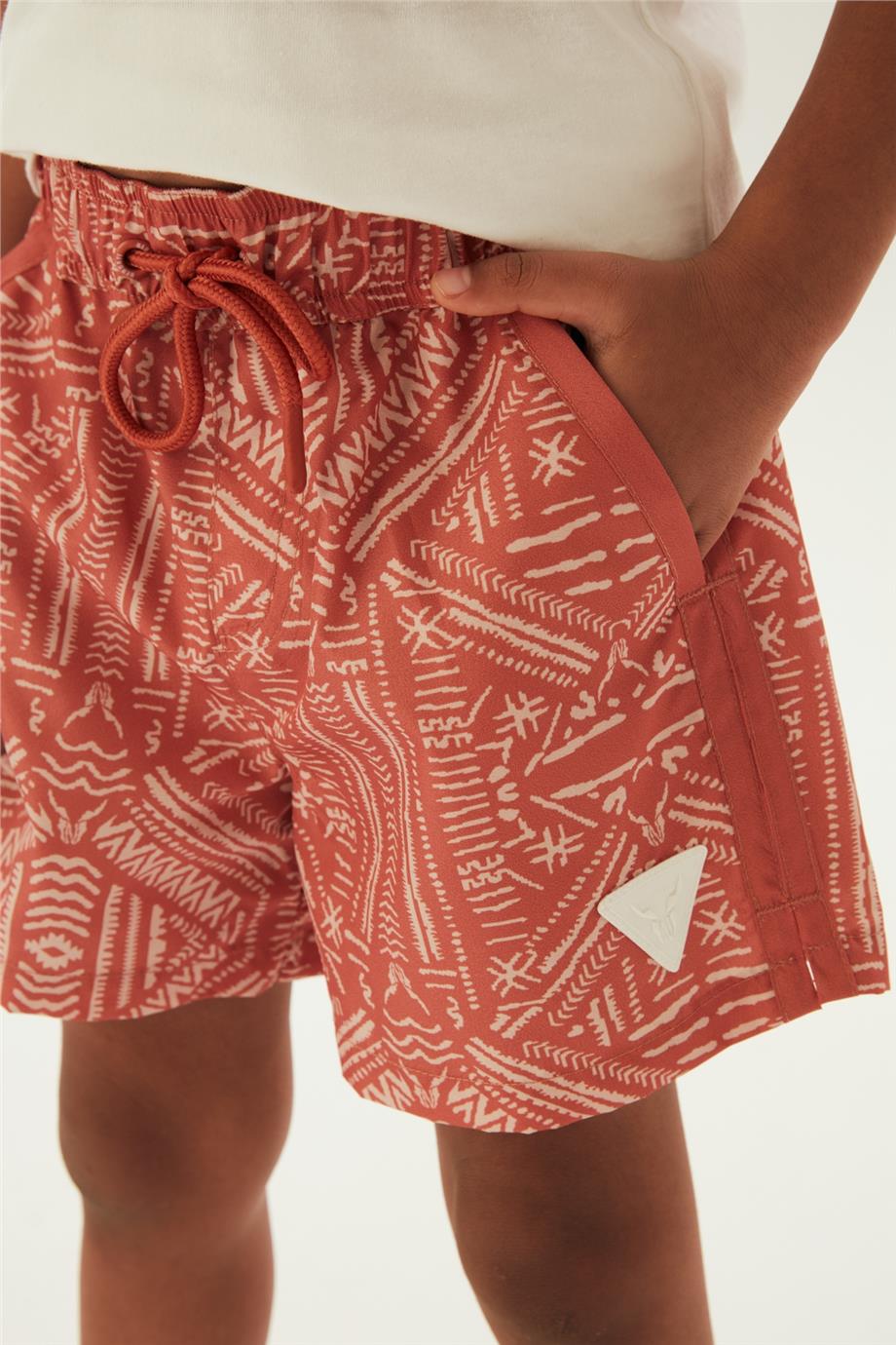 Nebbati Erkek Çocuk Desenli Şort