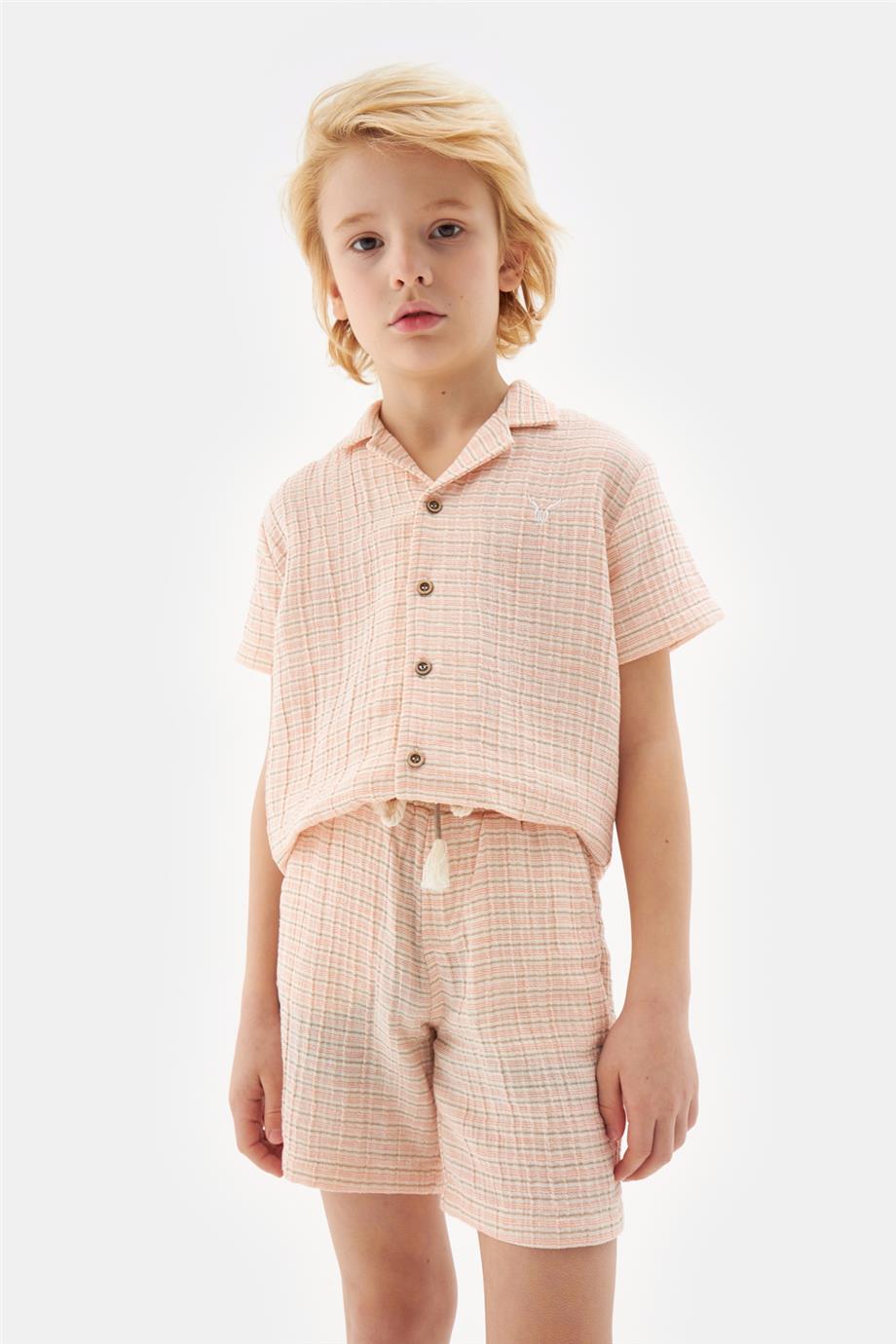 Nebbati Erkek Çocuk Desenli Şort