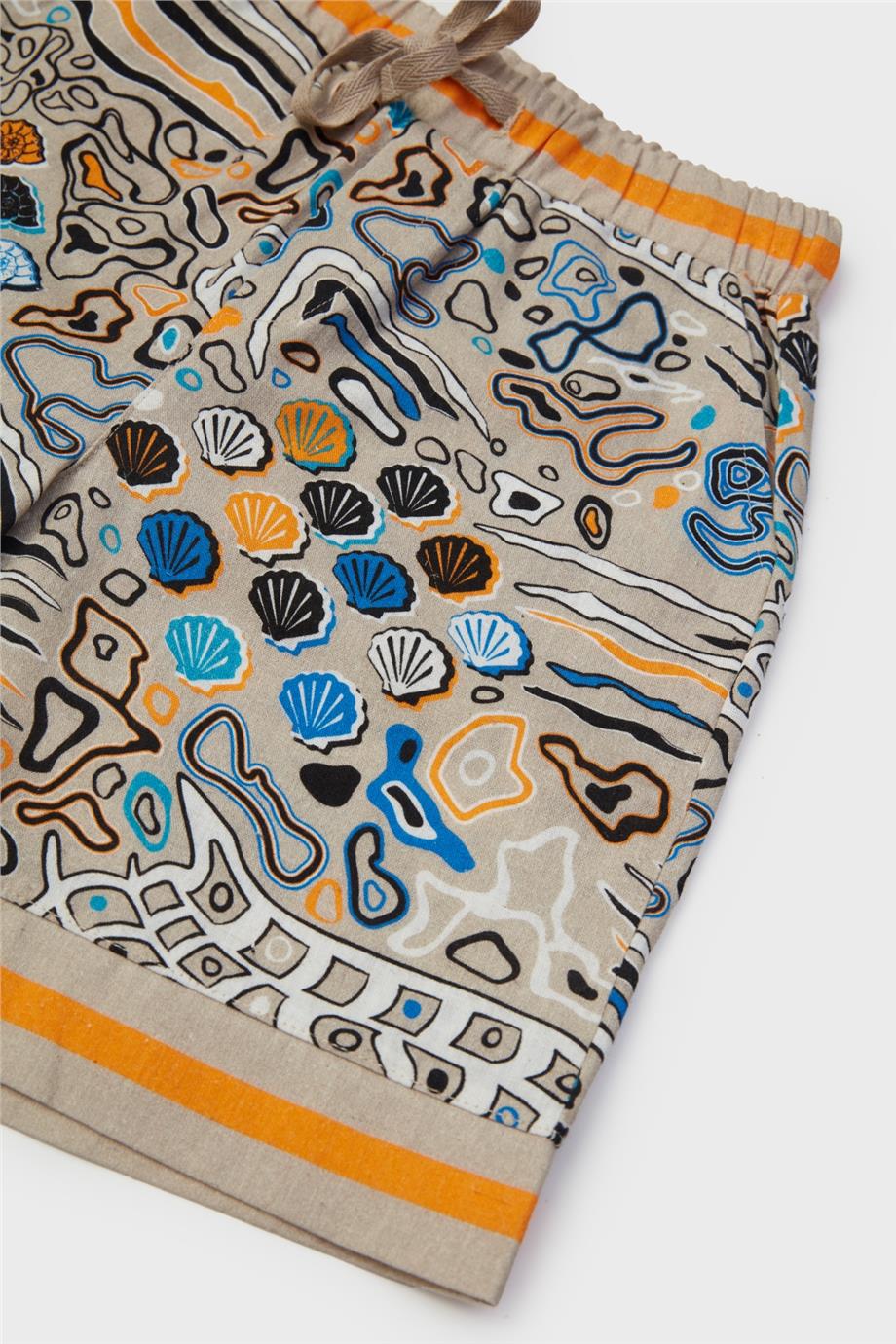 Nebbati Erkek Çocuk Desenli Şort