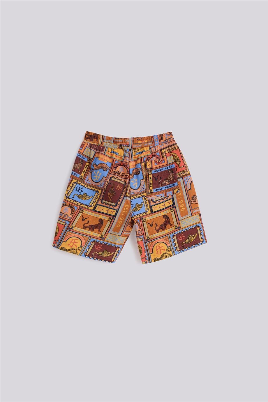 Nebbati Erkek Çocuk Desenli ŞortNebbati Erkek Çocuk Desenli Şort