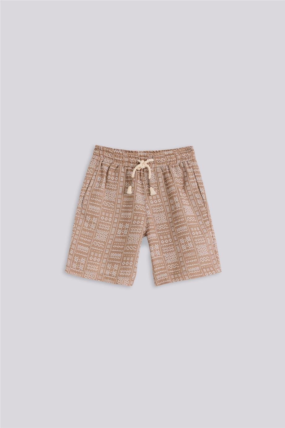 Nebbati Erkek Çocuk Desenli ŞortNebbati Erkek Çocuk Desenli Şort
