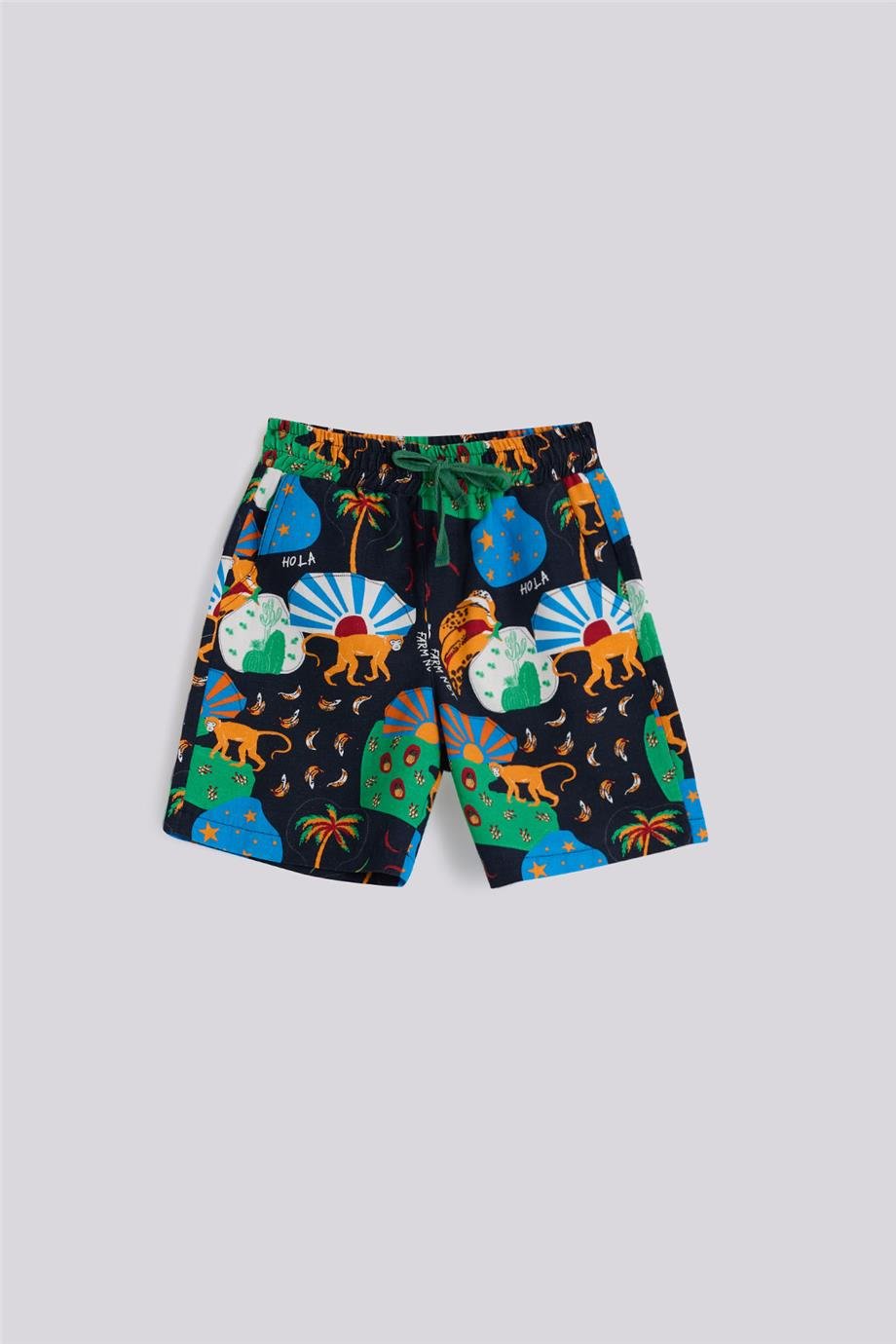 Nebbati Boy Patterned ShortsNebbati Boy Patterned Shorts
