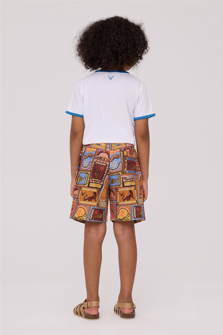 Nebbati Erkek Çocuk Desenli ŞortNebbati Erkek Çocuk Desenli Şort