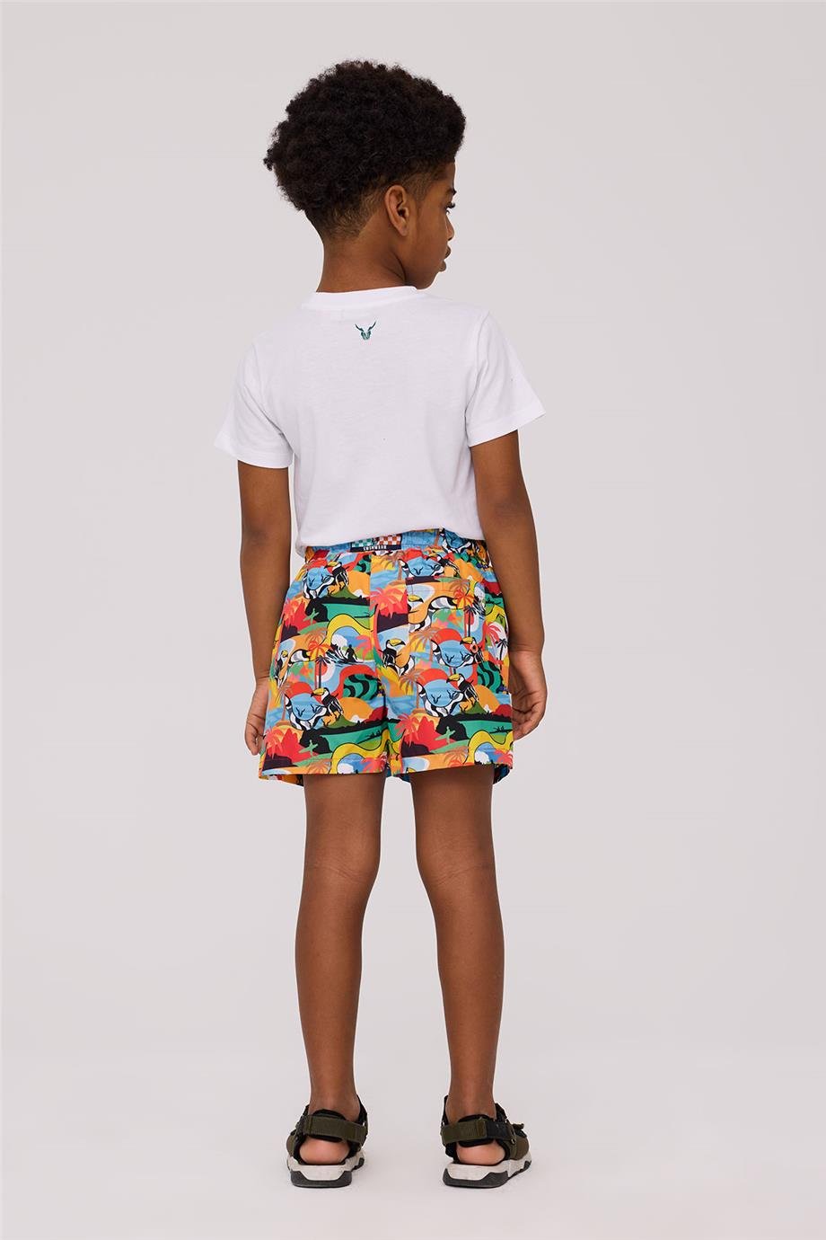 Nebbati Erkek Çocuk Desenli ŞortNebbati Erkek Çocuk Desenli Şort