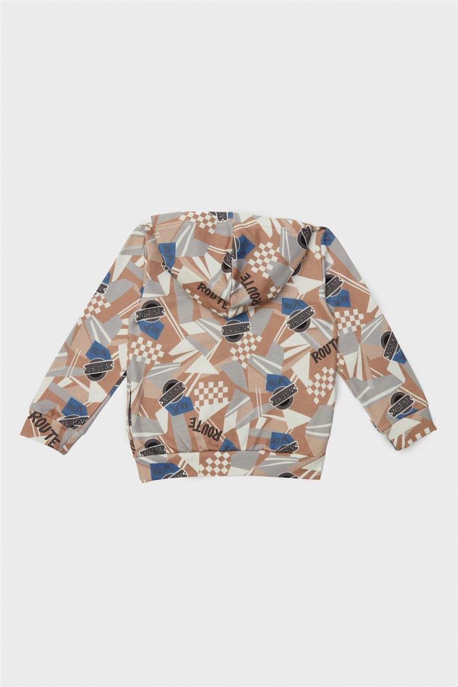 Nebbati Erkek Çocuk Desenli Sweatshirt