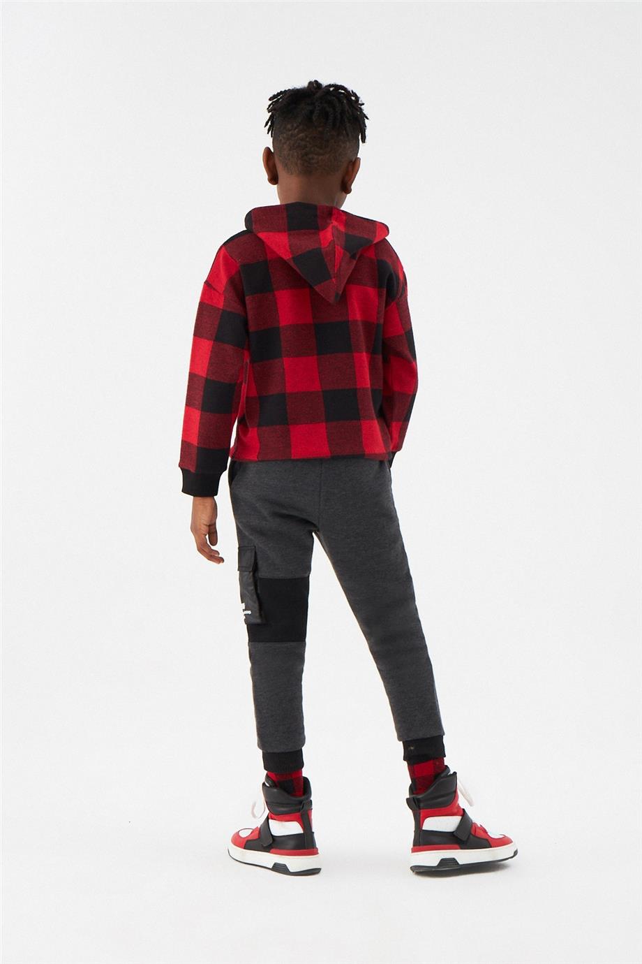 Nebbati Erkek Çocuk Desenli Sweatshirt