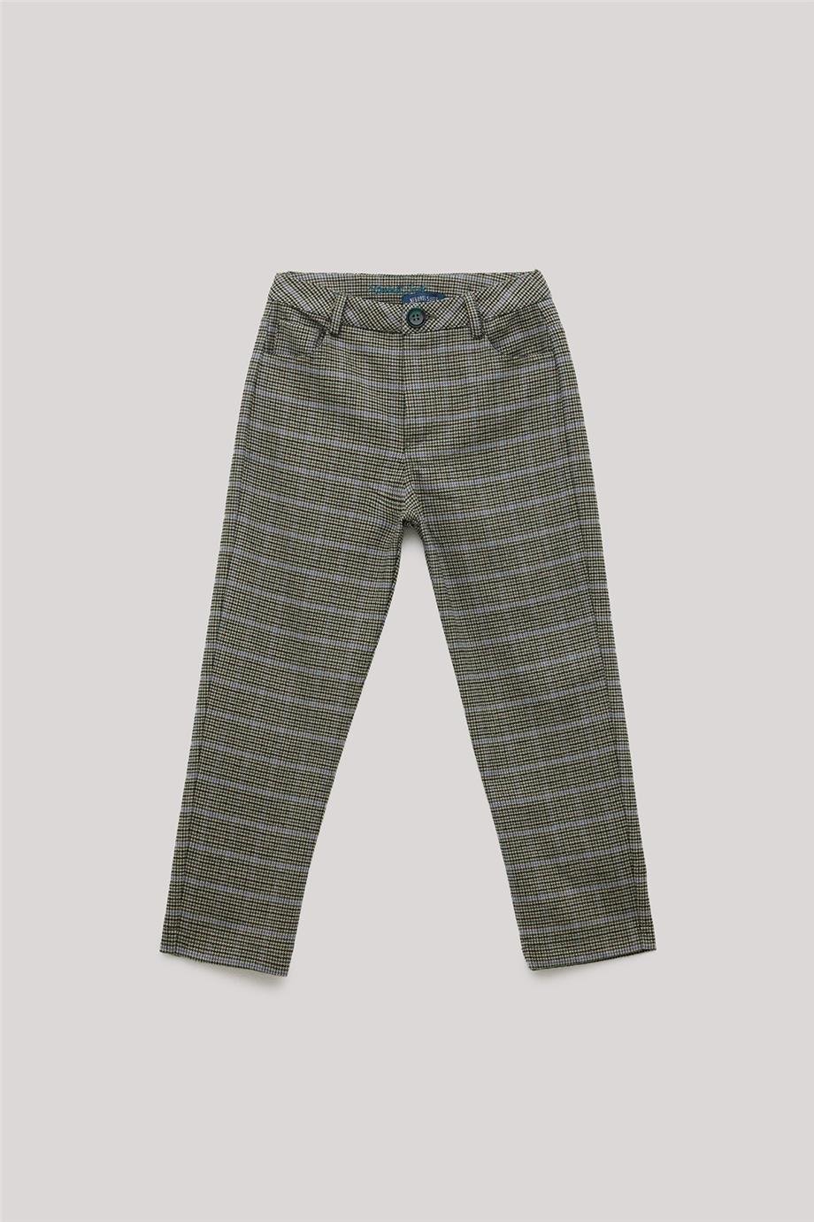 Nebbati Erkek Çocuk Ekose Pantolon
