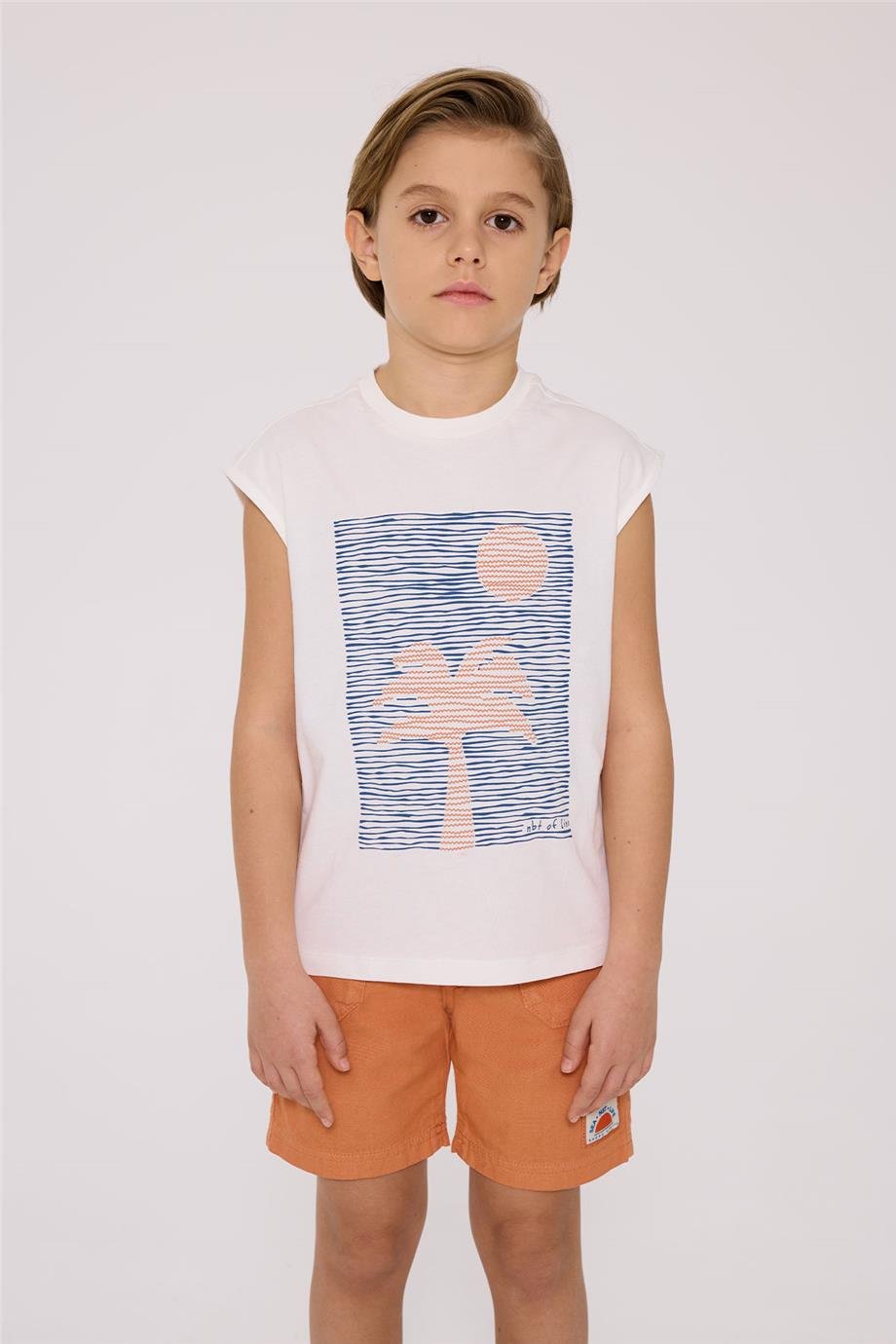 Nebbati Erkek Çocuk Ekru AtletNebbati Erkek Çocuk Ekru Atlet