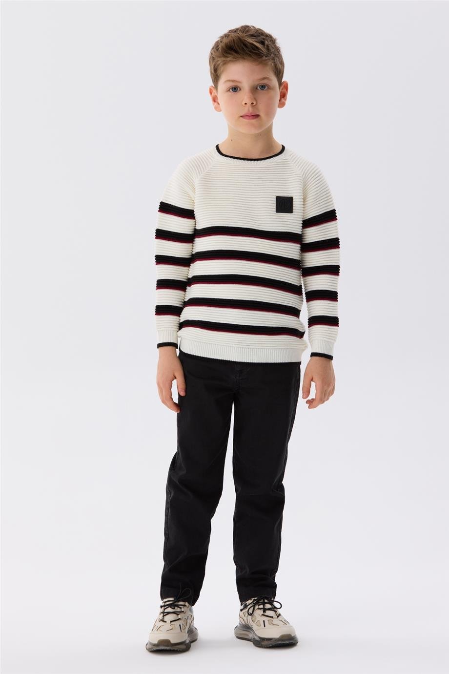 Nebbati Erkek Çocuk Ekru Kazak