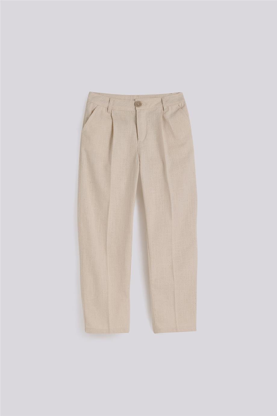 Nebbati Boy Ecru TrousersNebbati Boy Ecru Trousers