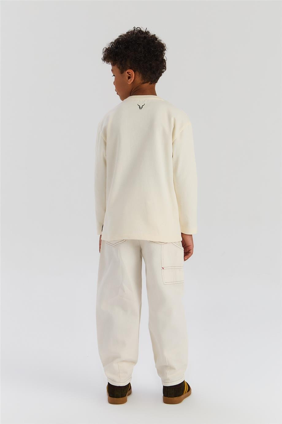 Nebbati Erkek Çocuk Ekru SweatshirtNebbati Erkek Çocuk Ekru Sweatshirt