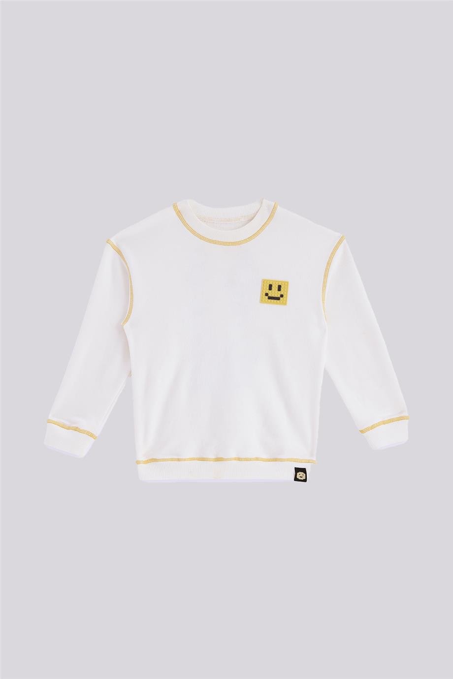 Nebbati Erkek Çocuk Ekru SweatshirtNebbati Erkek Çocuk Ekru Sweatshirt