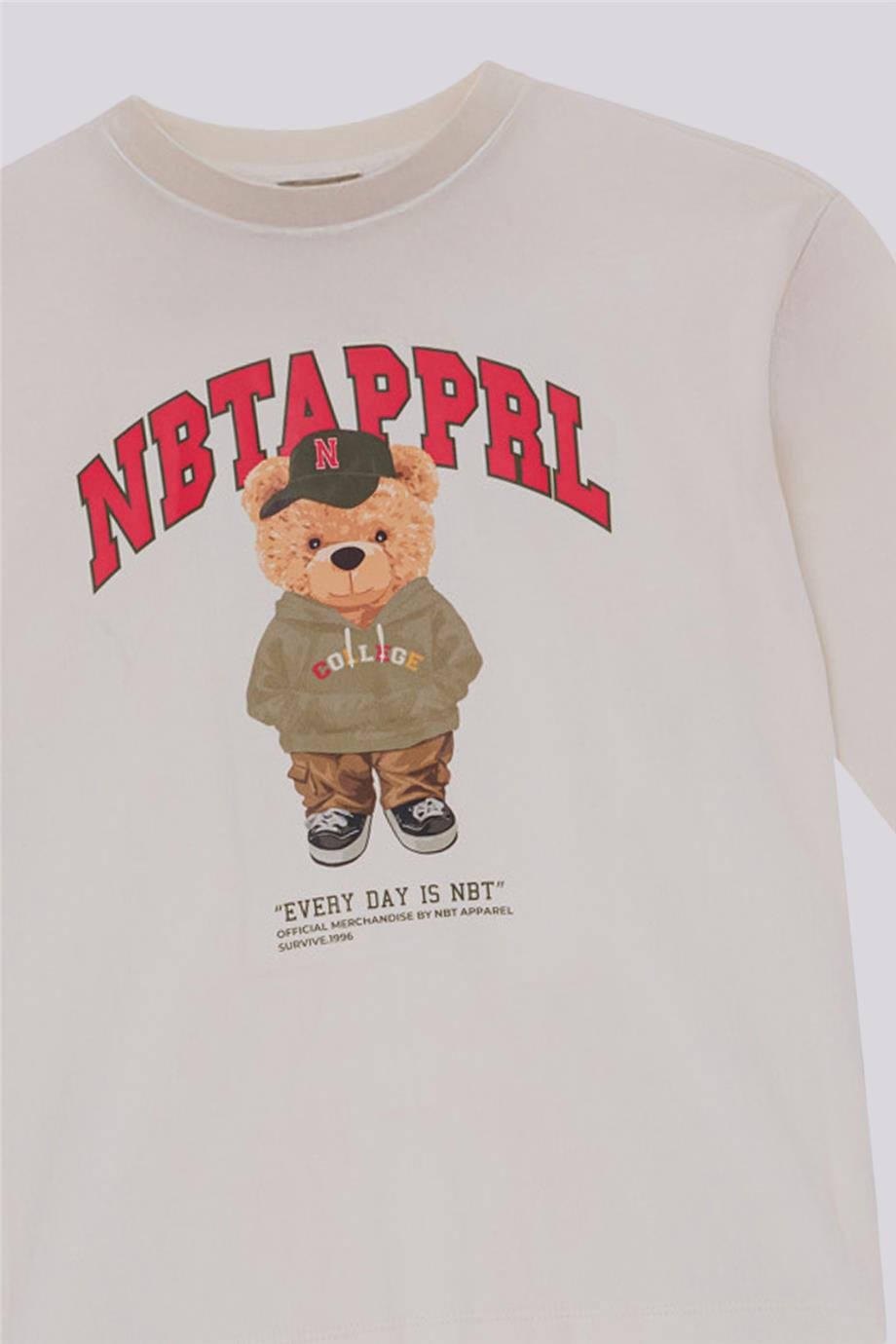 Nebbati Erkek Çocuk Ekru SweatshirtNebbati Erkek Çocuk Ekru Sweatshirt