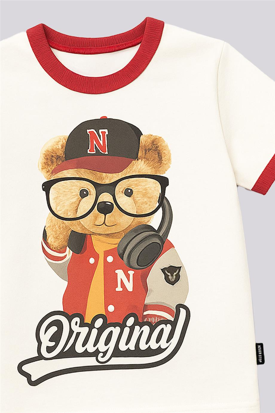 Nebbati Erkek Çocuk Ekru TshirtNebbati Erkek Çocuk Ekru Tshirt