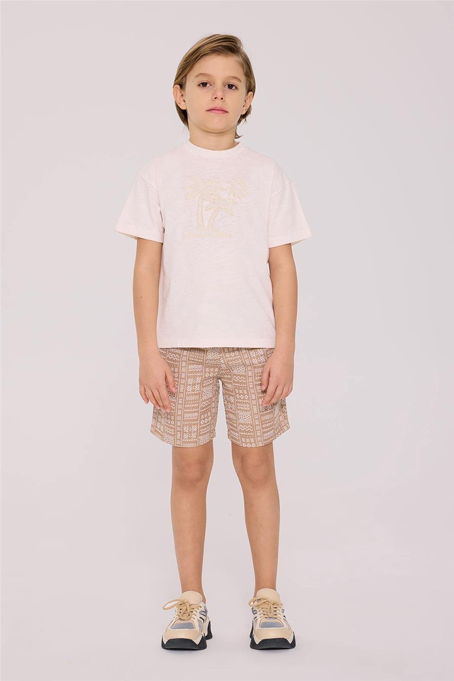 Nebbati Boy Ecru TshirtNebbati Boy Ecru Tshirt