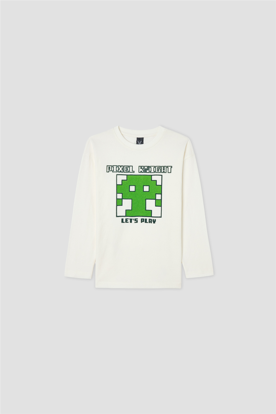 Nebbati Boys Flock Printed Crew Neck T-ShirtNebbati Boys Flock Printed Crew Neck T-Shirt