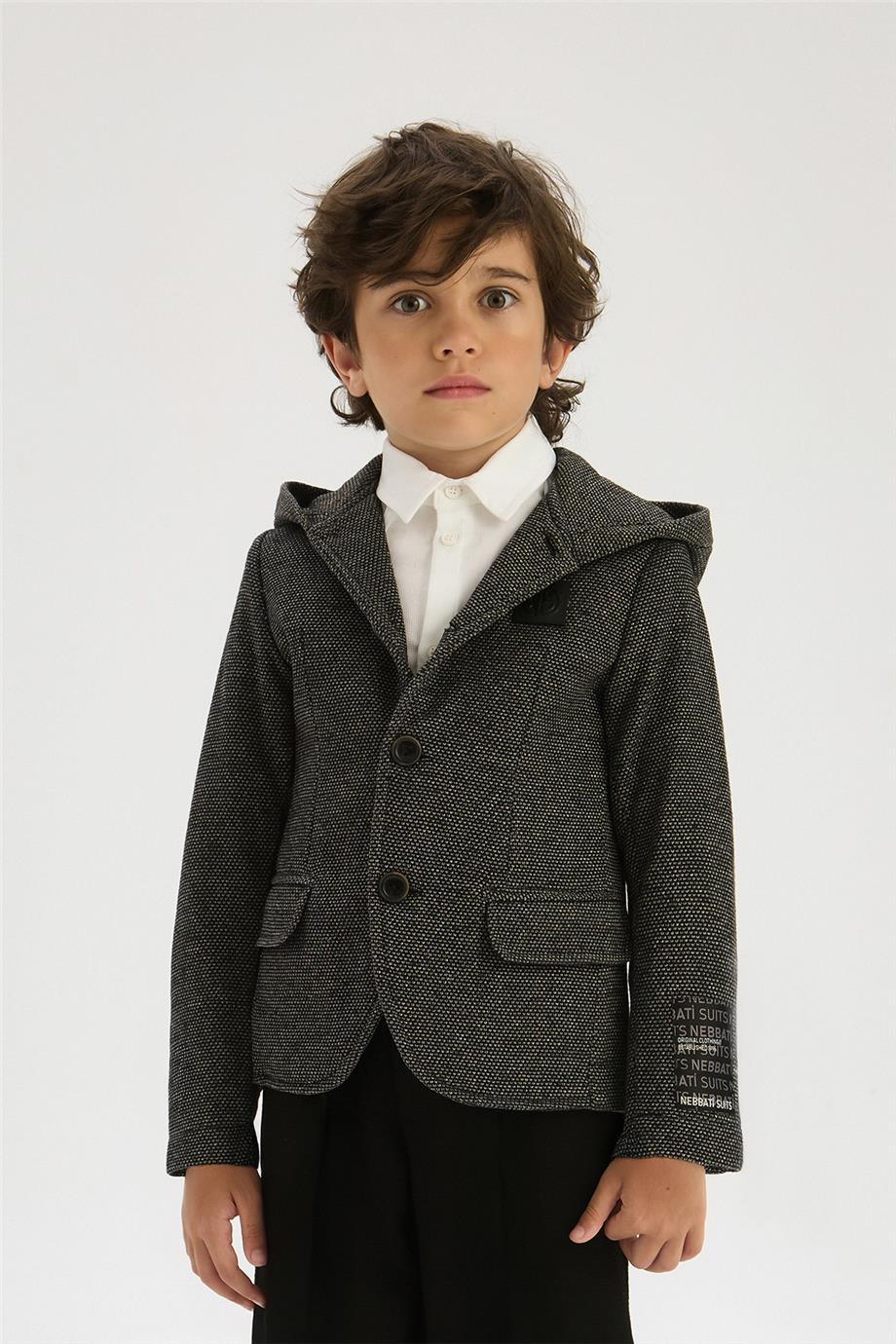 Nebbati Erkek Çocuk Gri CeketNebbati Erkek Çocuk Gri Ceket